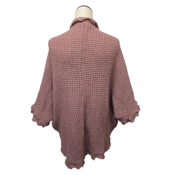 Moth Anthropologie Cardigan Layering Transitional Scalloped Lettuce Edge Size XS - Picture 2 of 11